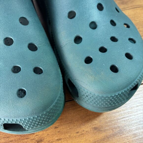 Crocs Classic Clog Shoes Mens Size 17 Green Slip On Casual Comfort Waterproof main image 4